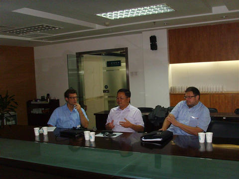 2011年8月德国迪林根钢铁访问YP电子